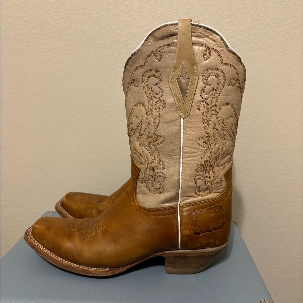 Reparo Brown Calf Cowgirl Boots